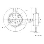 TOMEX Brakes Bremsscheibe